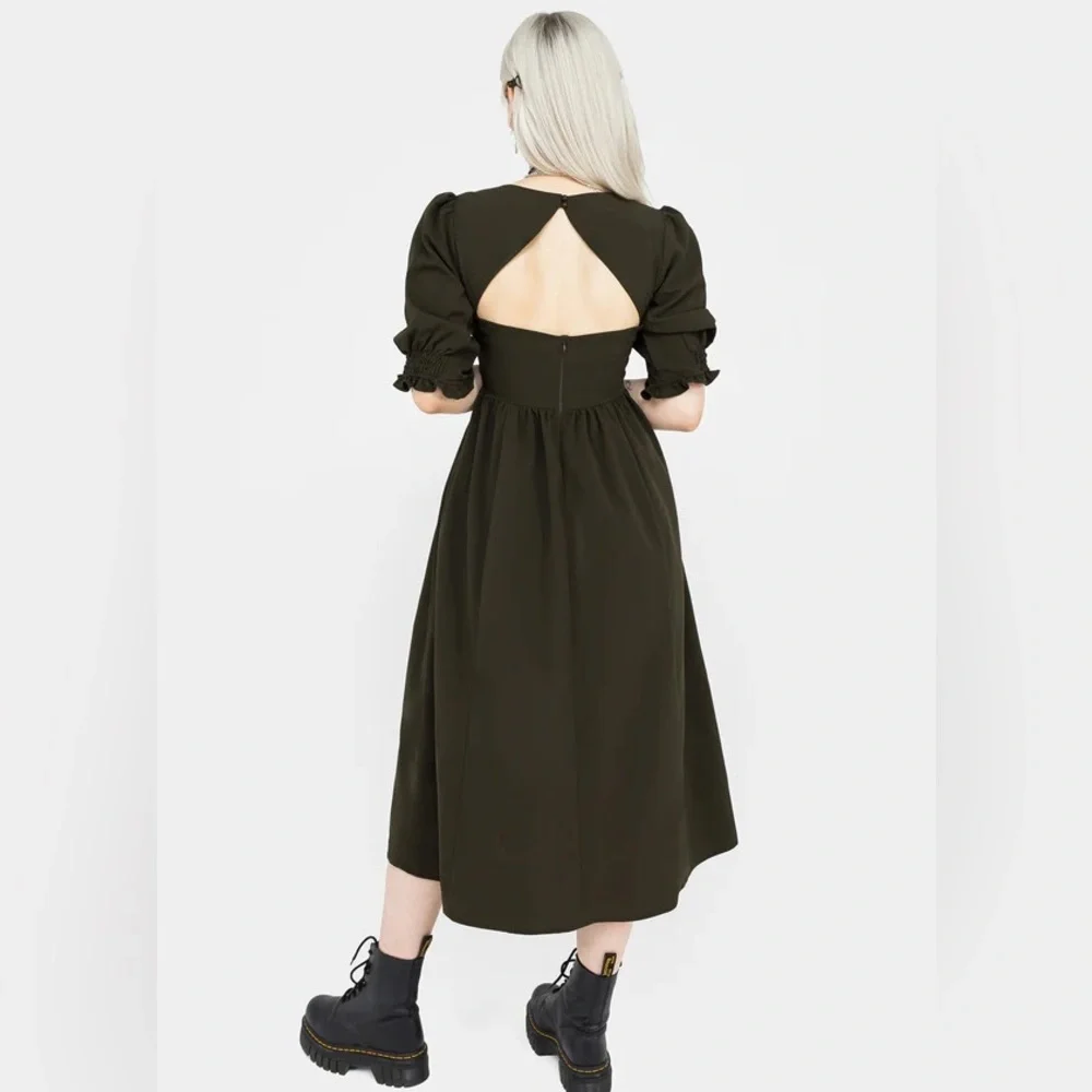 Disturbia Olive Midi Dress - Picture 5 of 12